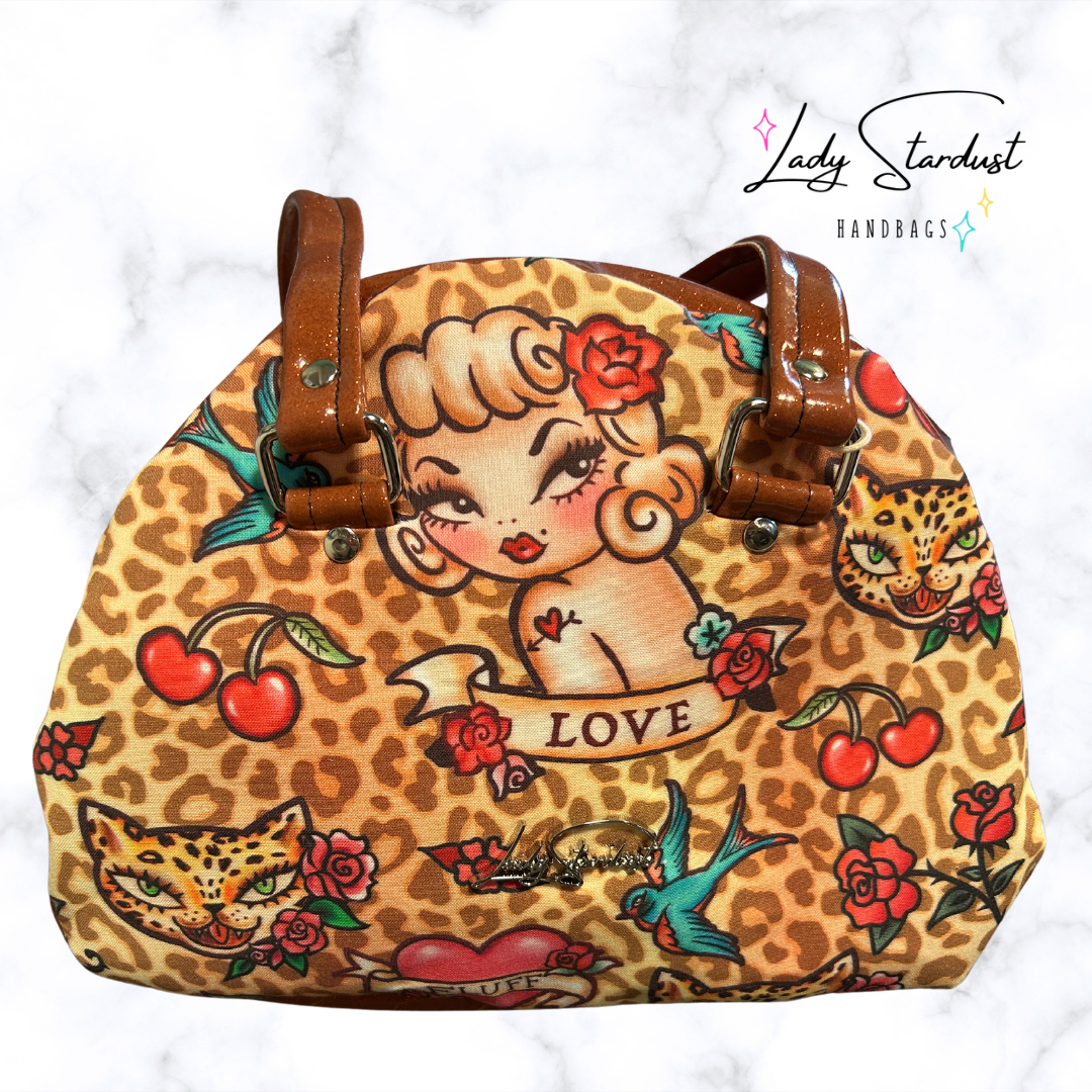 Leopard Pinup Handbag