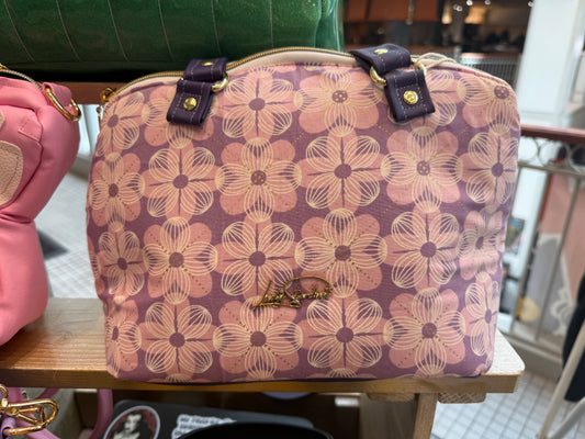 Purple Floral Shoulder Bag