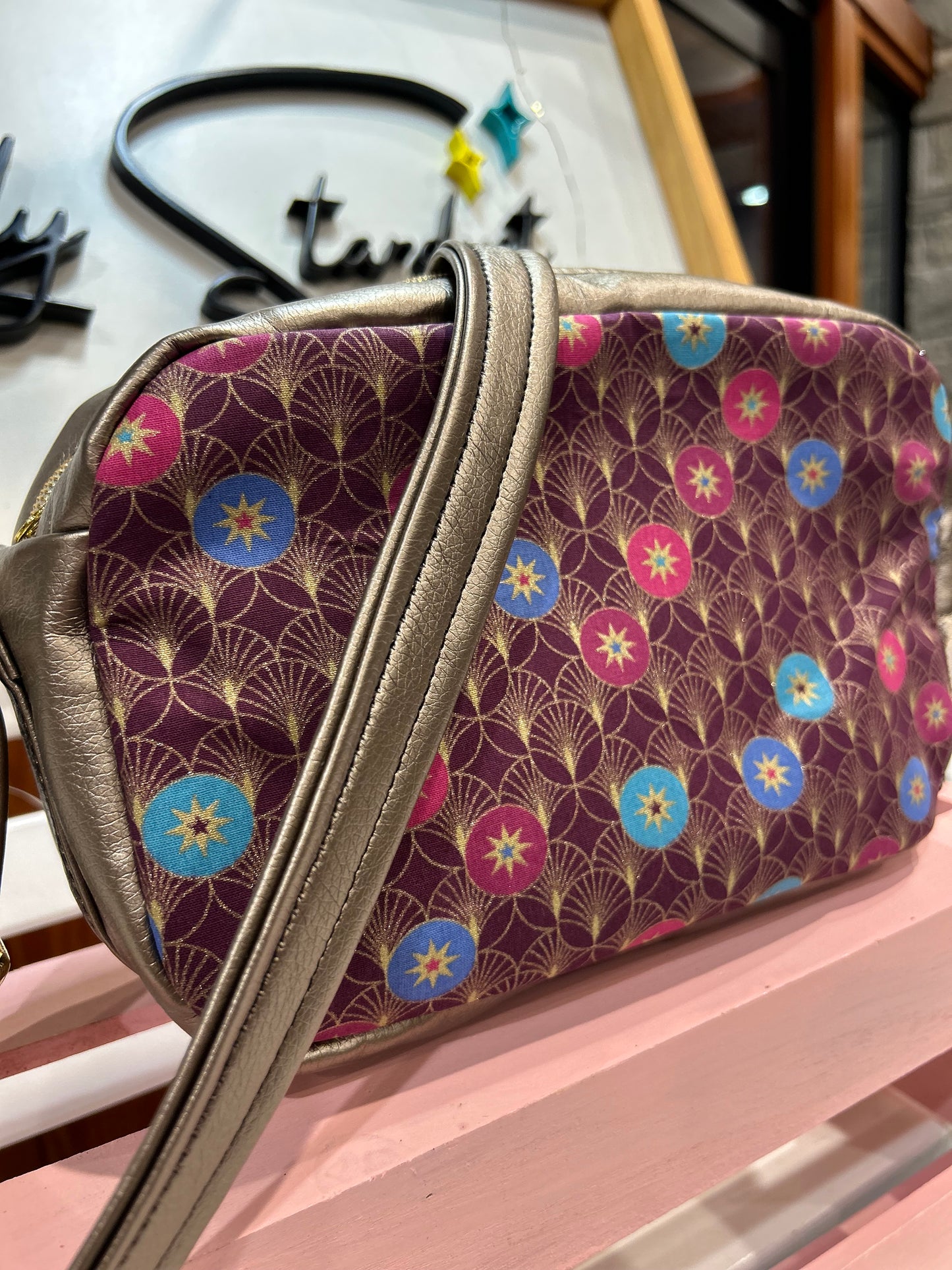 Purple Shimmer Crossbody