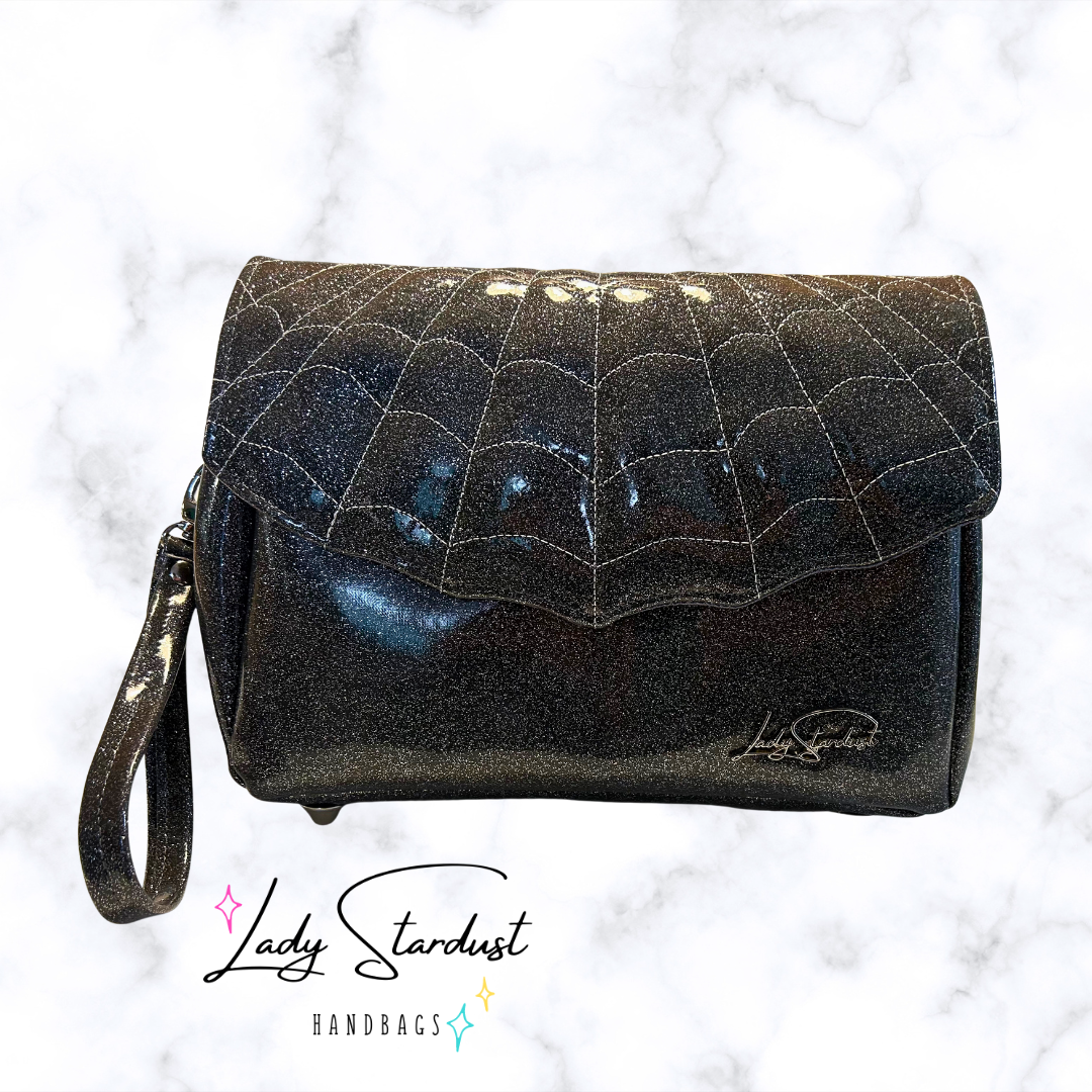 Glitter Web Clutch / Crossbody